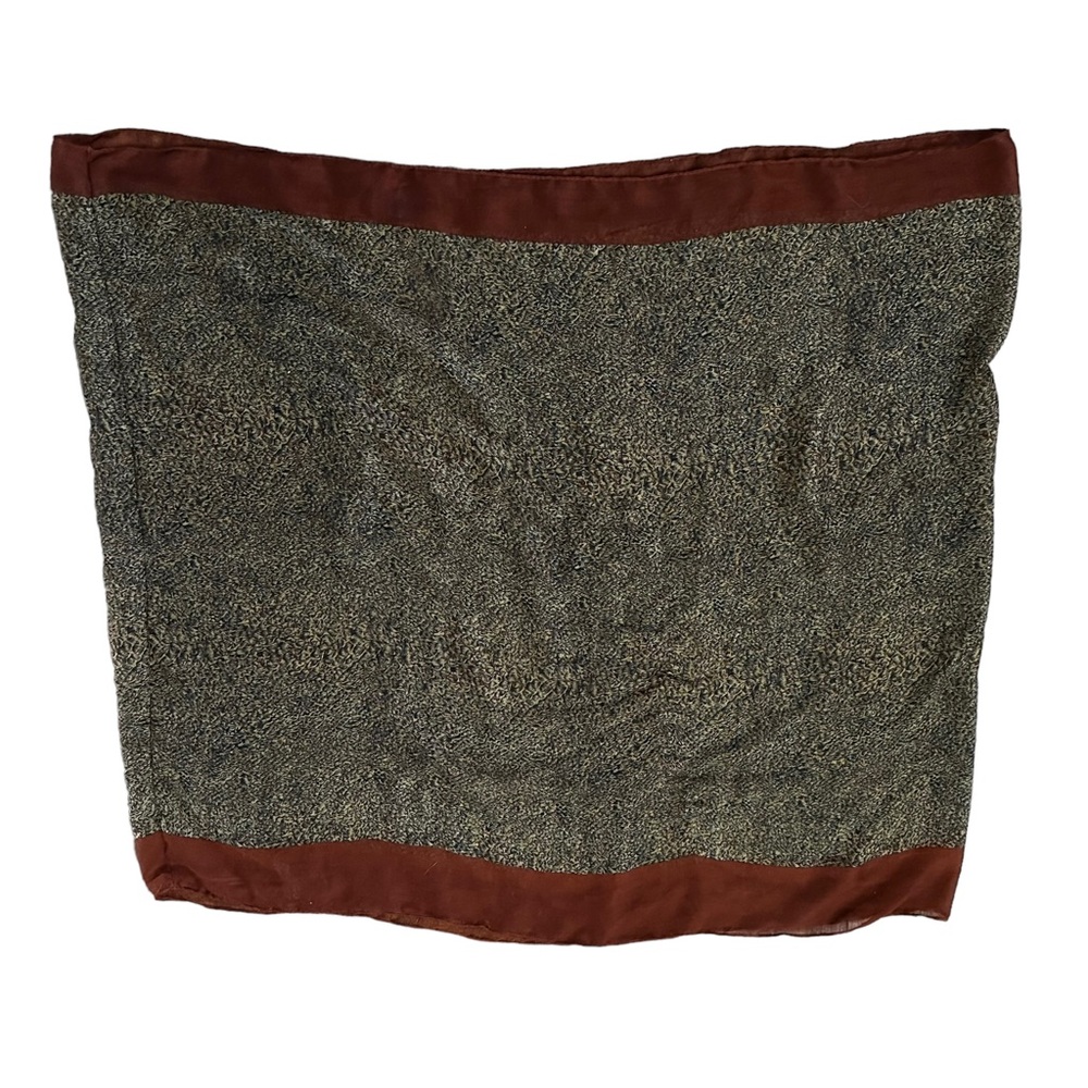 Animal Print Sheer Infinity Scarf